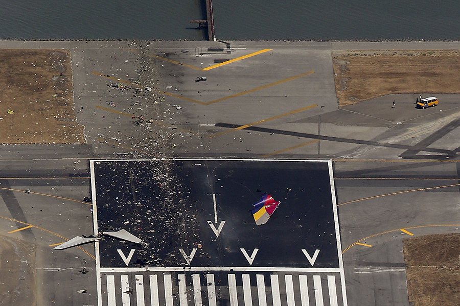 Asiana flight crashed at SFO