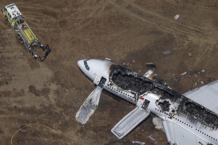 Asiana flight crashed at SFO