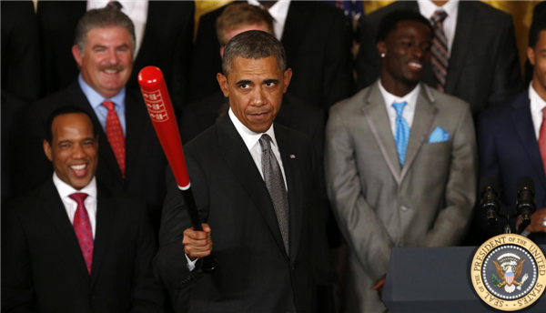 Obama lauds Louisville in White House visit