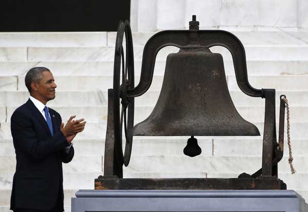 Obama, marchers mark 50 yrs since King's 'Dream' speech