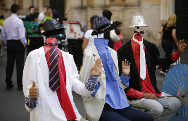 Stunning street performance in Rome