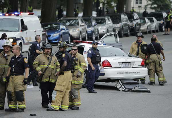 Gunfire forces brief lockdown at US Capitol in Washington