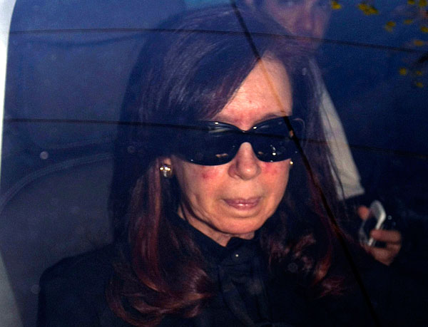 Argentina's president to undergo brain surgery