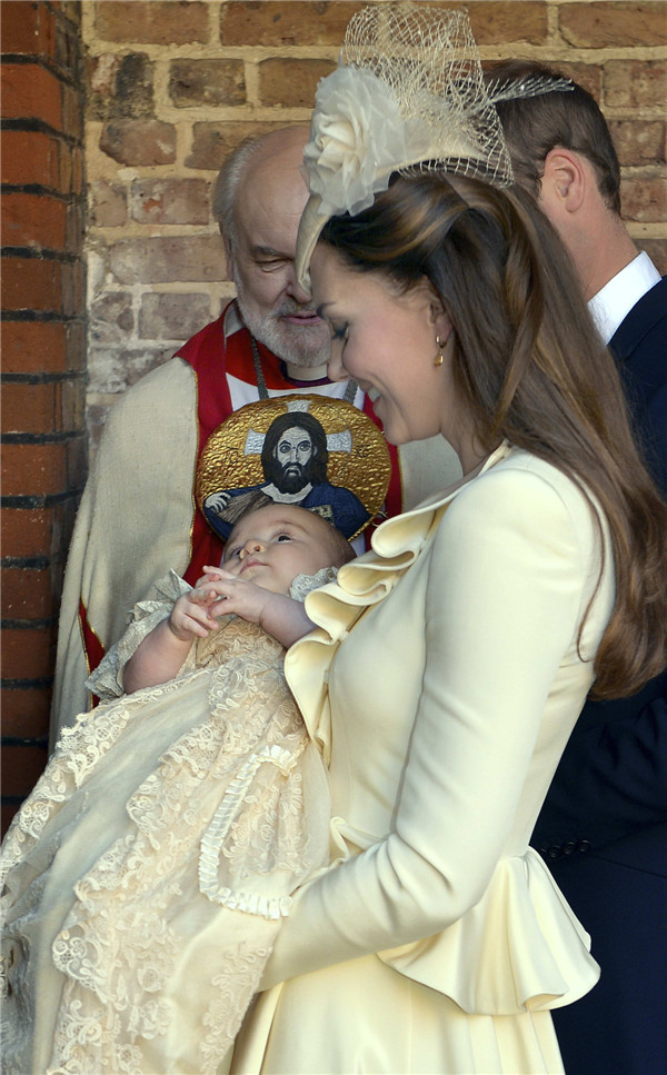 Prince George baptized in London