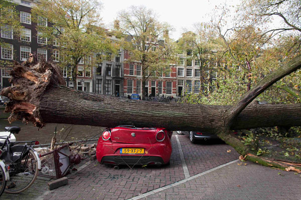 Storm wrecks havoc in S Britain, leaving 4 dead