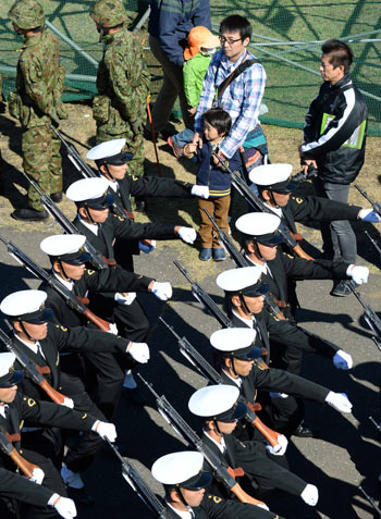 Japanese self-defense force launches charm offensive