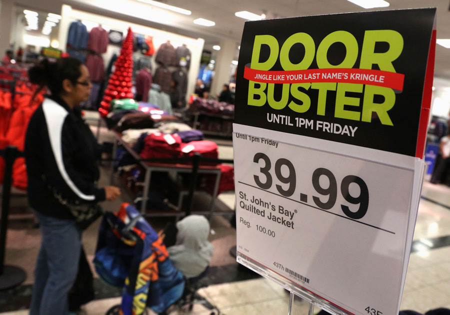 Black Friday shopping stampede in US