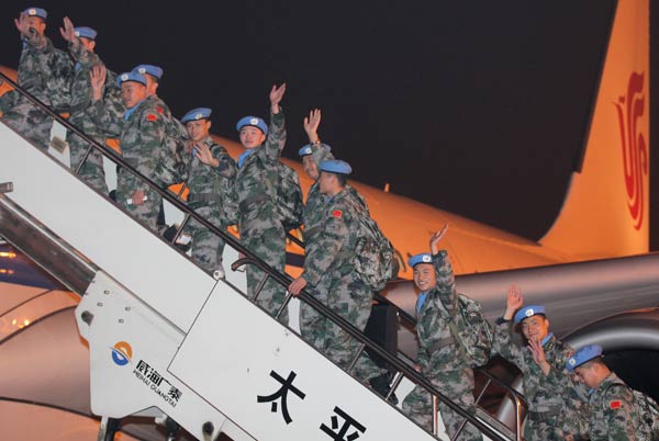 135 peacekeepers depart for Mali