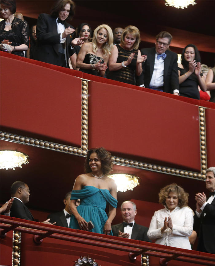 Former Kennedy Center honoree Martina Arroyo arrives for the