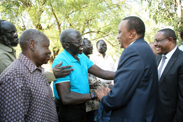 Peace talk visit in South Sudan