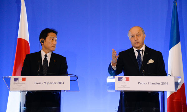 Japan must show respect: France