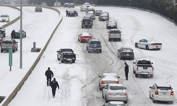 Storm slams US South, at least 6 died