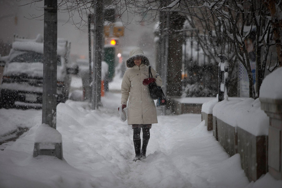 US East Coast buried in snow