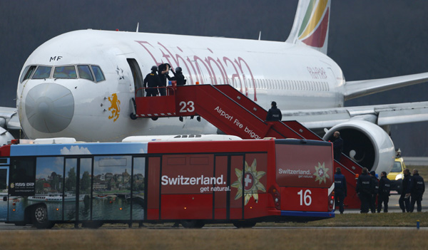Hijacker held after diverting Ethiopian jet, passengers safe