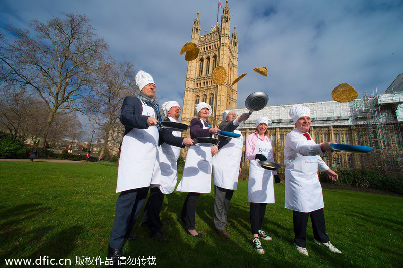 Pancake Day races in London