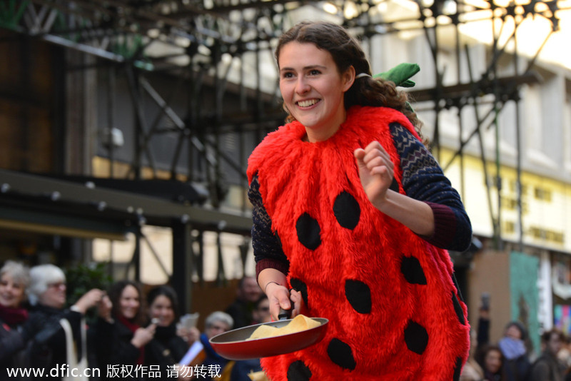 Pancake Day races in London