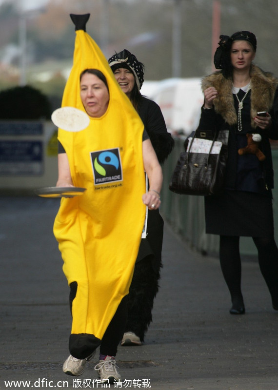 Pancake Day races in London