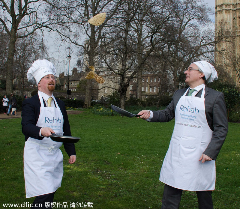 Pancake Day races in London