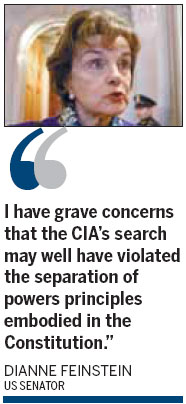 CIA accused of snooping on US Senate