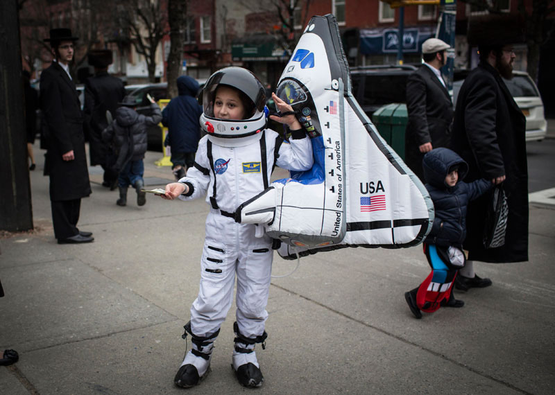 Jewish holiday of Purim celebrated in US