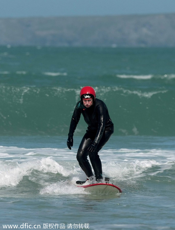 Silver surfer has ridden waves for six decades