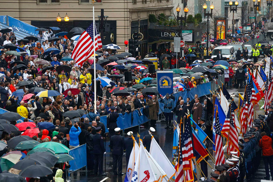 Boston shows its heart on bombing anniversary