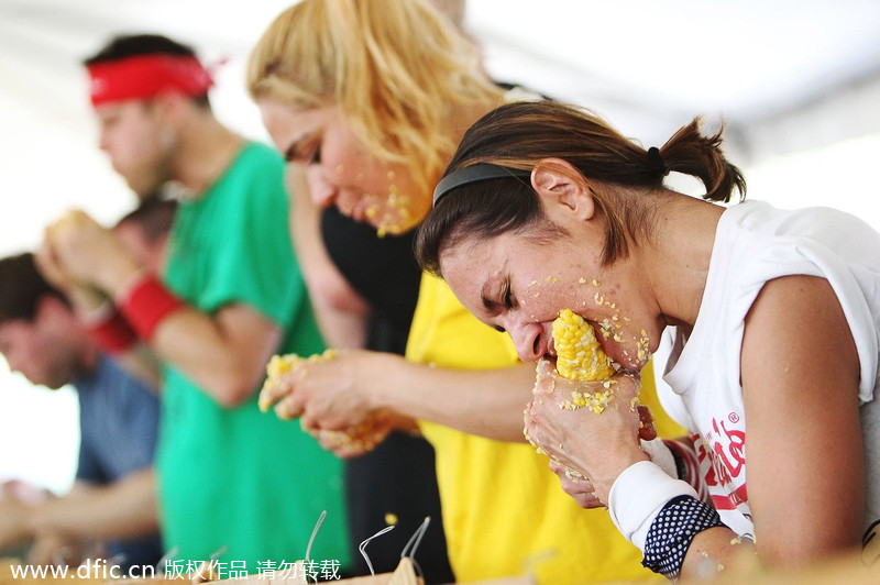 Corn-eating championship in Florida