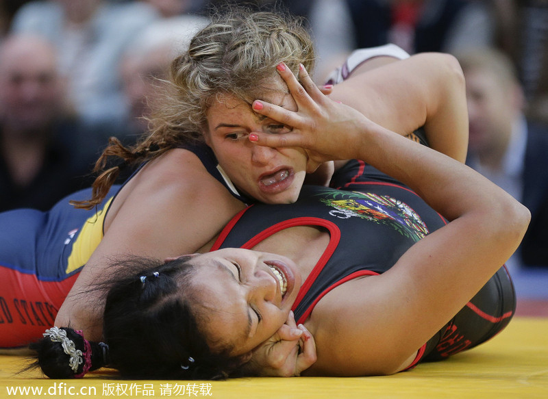 American wrestlers win Times Square event