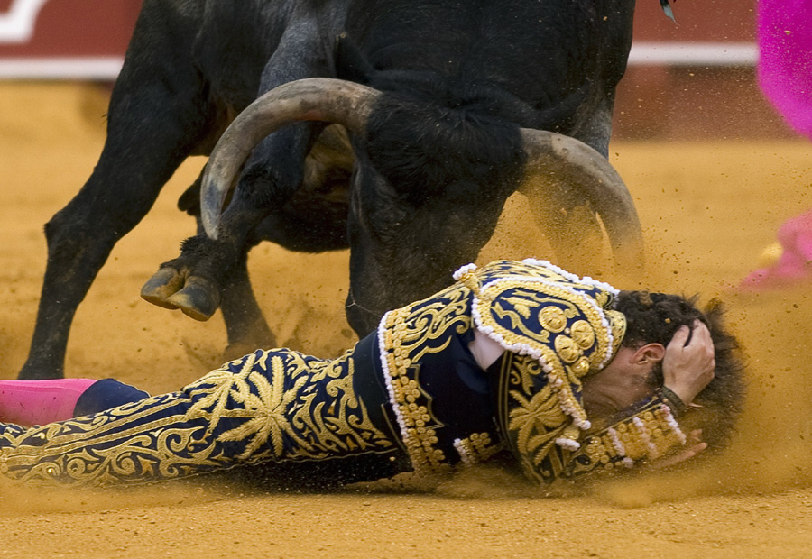 Matadors perform in southern Spain