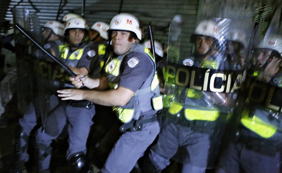 Brazilians protest World Cup spending