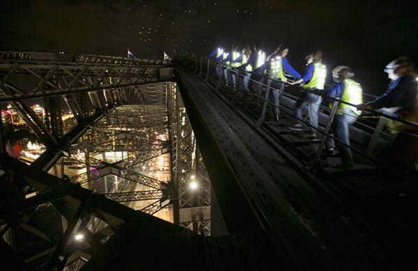 Sydney Harbour Bridge climb breaks record