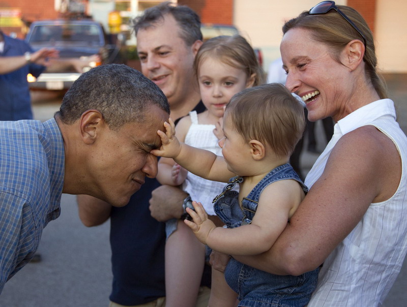 Children upstage world dignitaries