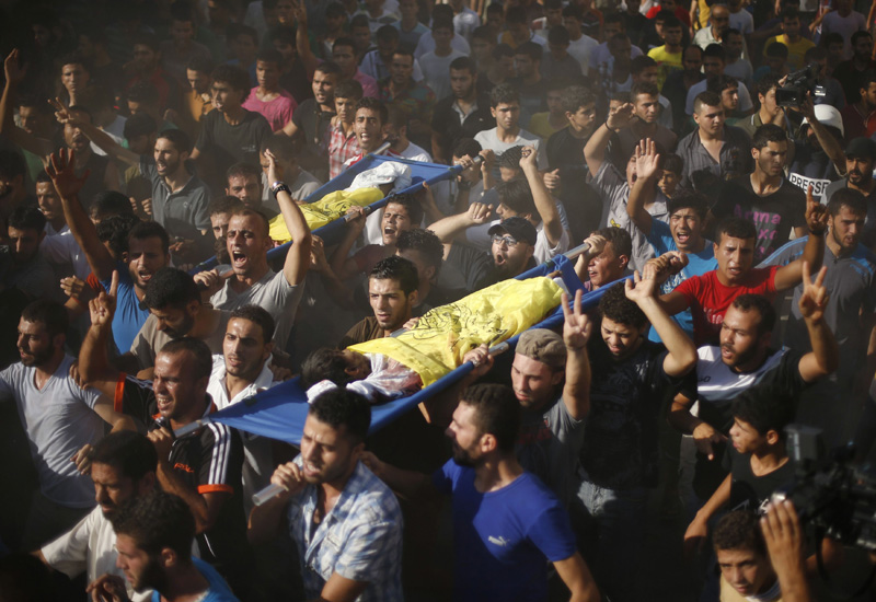 Gaza weeps in war woe