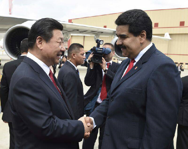 Xi in Venezuela for third stop on Latin tour