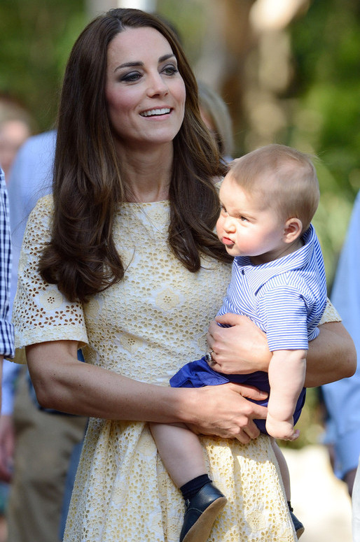 Prince George spends first birthday with butterflies