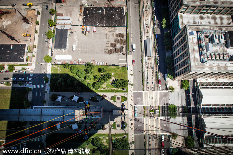 Rappellers go over the edge for charity