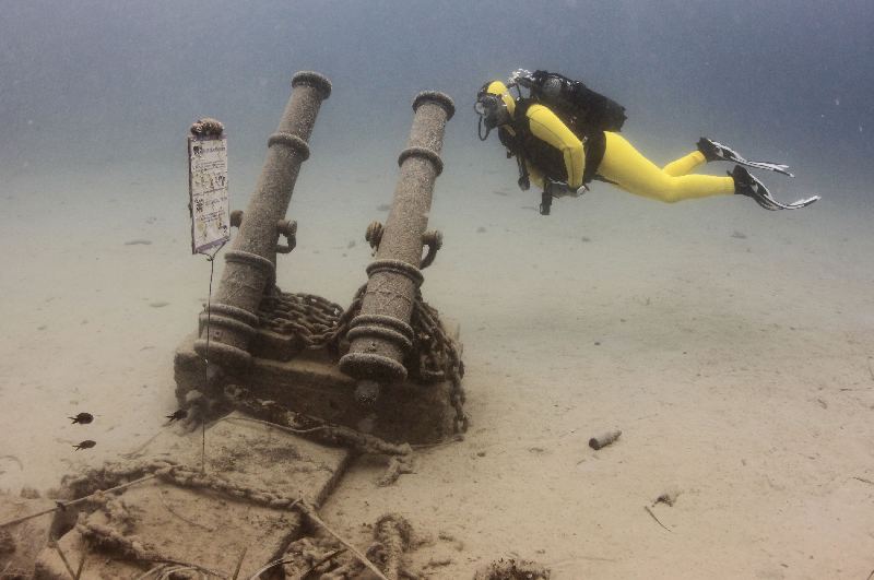 Historical underwater park in Mali Losinj