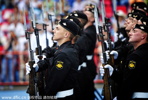 Russia marks Navy Day