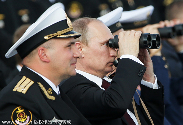 Russia marks Navy Day