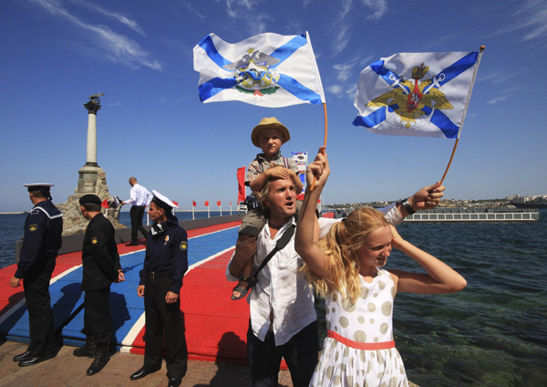 Russia marks Navy Day