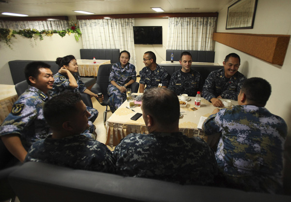 Chinese People's Liberation Army at RIMPAC drill