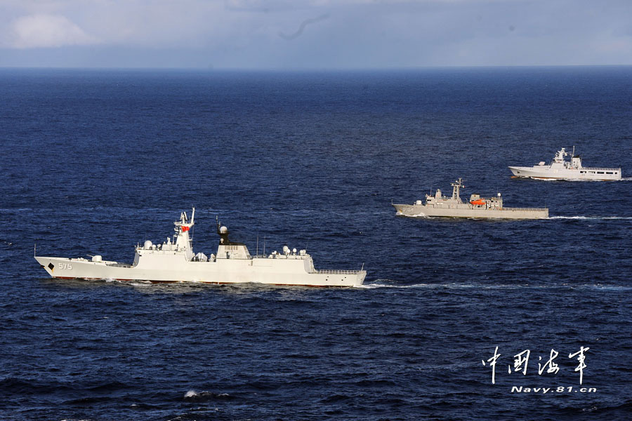 Chinese naval vessels participate in RIMPAC drill