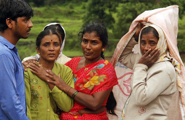 Rain-triggered landslide buries hundreds in India