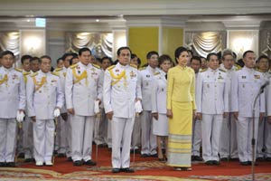 Thailand's interim cabinet sworn in