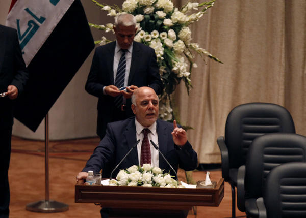 Iraqi parliament approves new cabinet