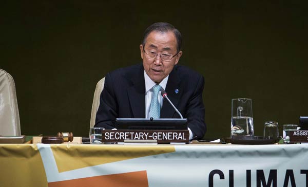 UN chief lauded for role in leading world climate efforts