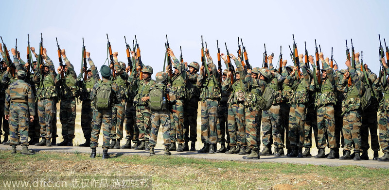 Russian-Indian tactical exercises at Volgograd