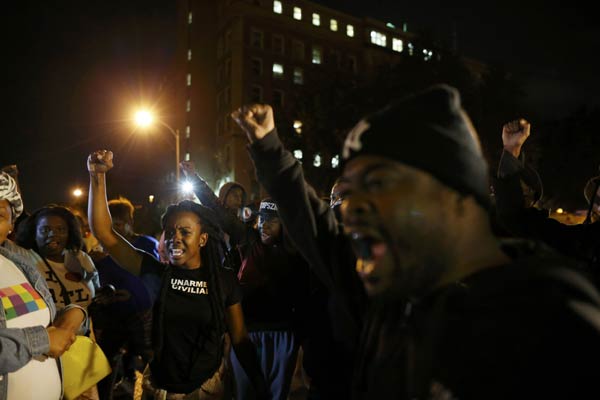 Shooting of black teenager triggers protest in St. Louis