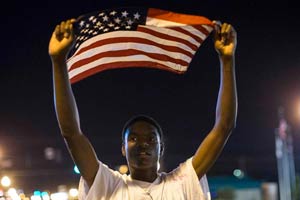 Shooting of black teenager triggers protest in St. Louis