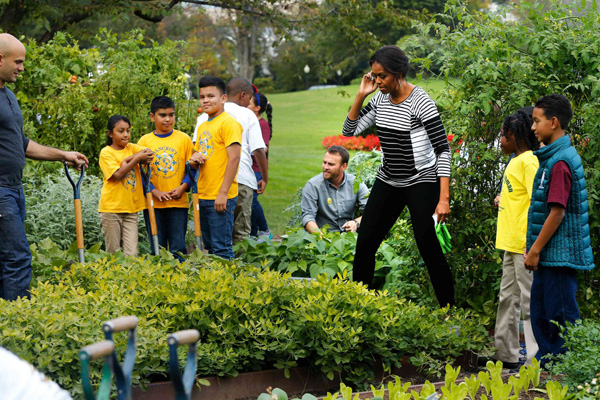 White House also produces harvest joy